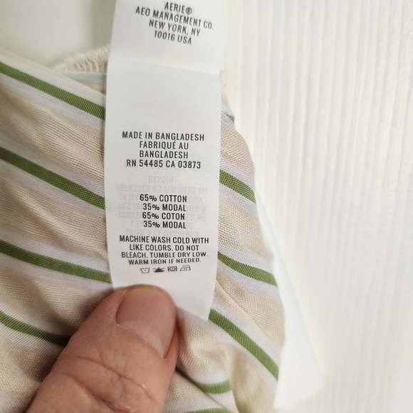 Aerie Off Duty Seersucker Side Tie Trouser PJ Pant - Picture 6 of 9